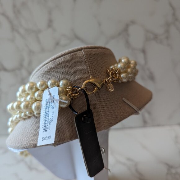 J.Crew Factory Multistrand Pearl Necklace NWT - Picture 6 of 6